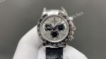 Rolex Daytona 40mm 7750 Movement Cement Grey Rubber Band Watch